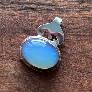 Sterling Silver and Opalite Pendant